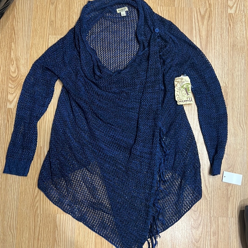 One World Sweater Size Small, NWT!